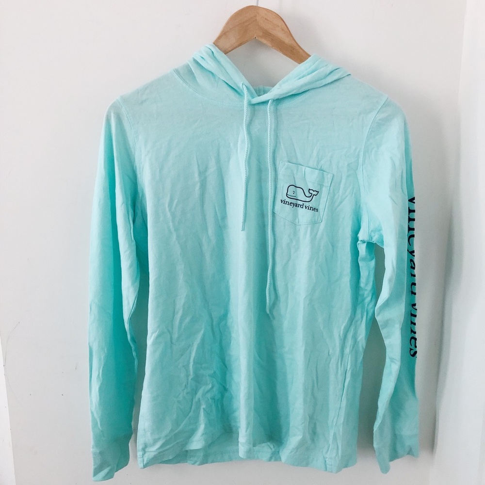 VV Long-Sleeve Graphic Hoodie Tee